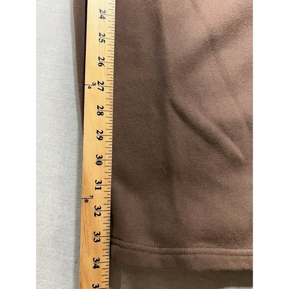 Converse Sweat Pants Men’s 3X Brown Striped Drawstring Logo Pocketed 42x34 - Picture 9 of 11